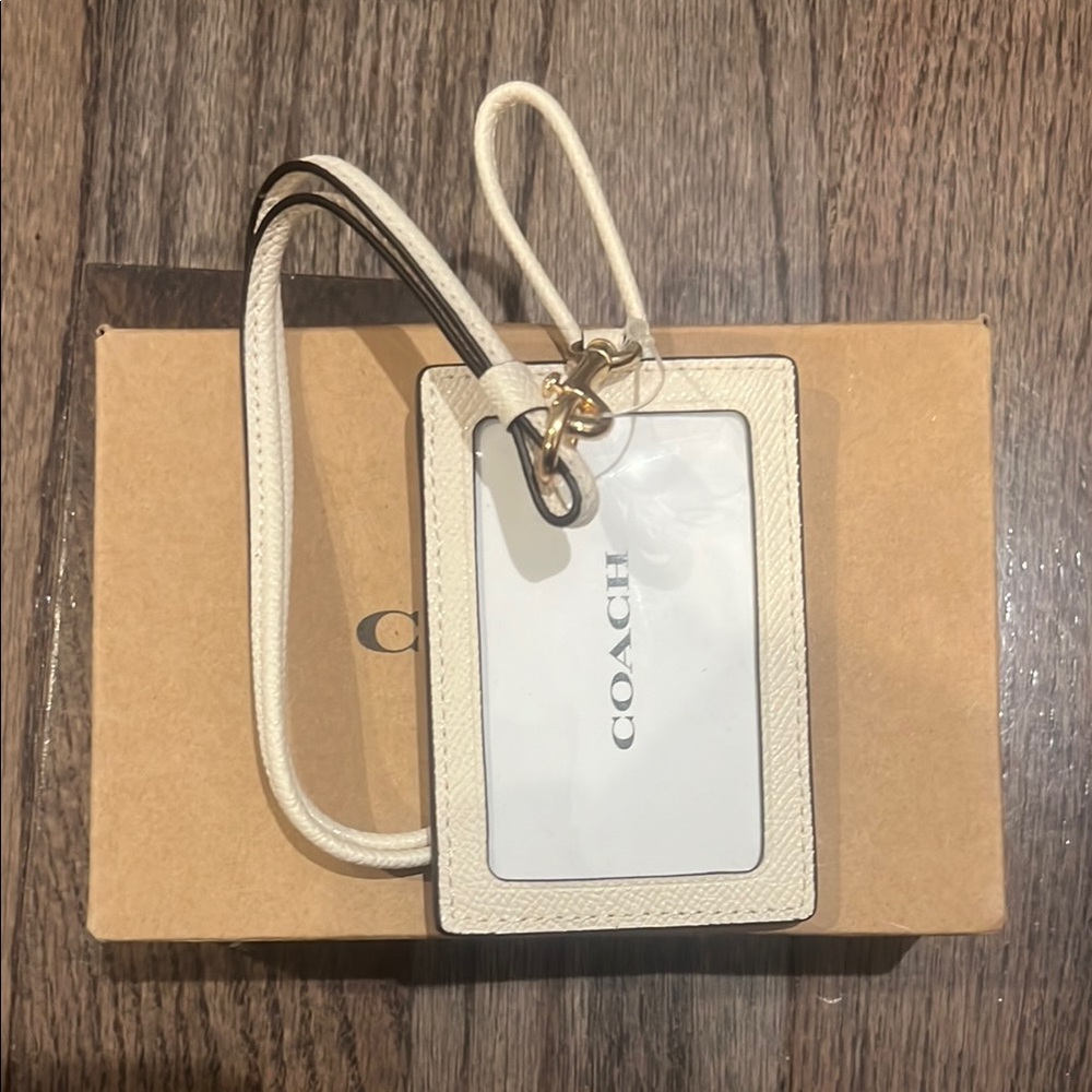 Coach Leather ID Holder